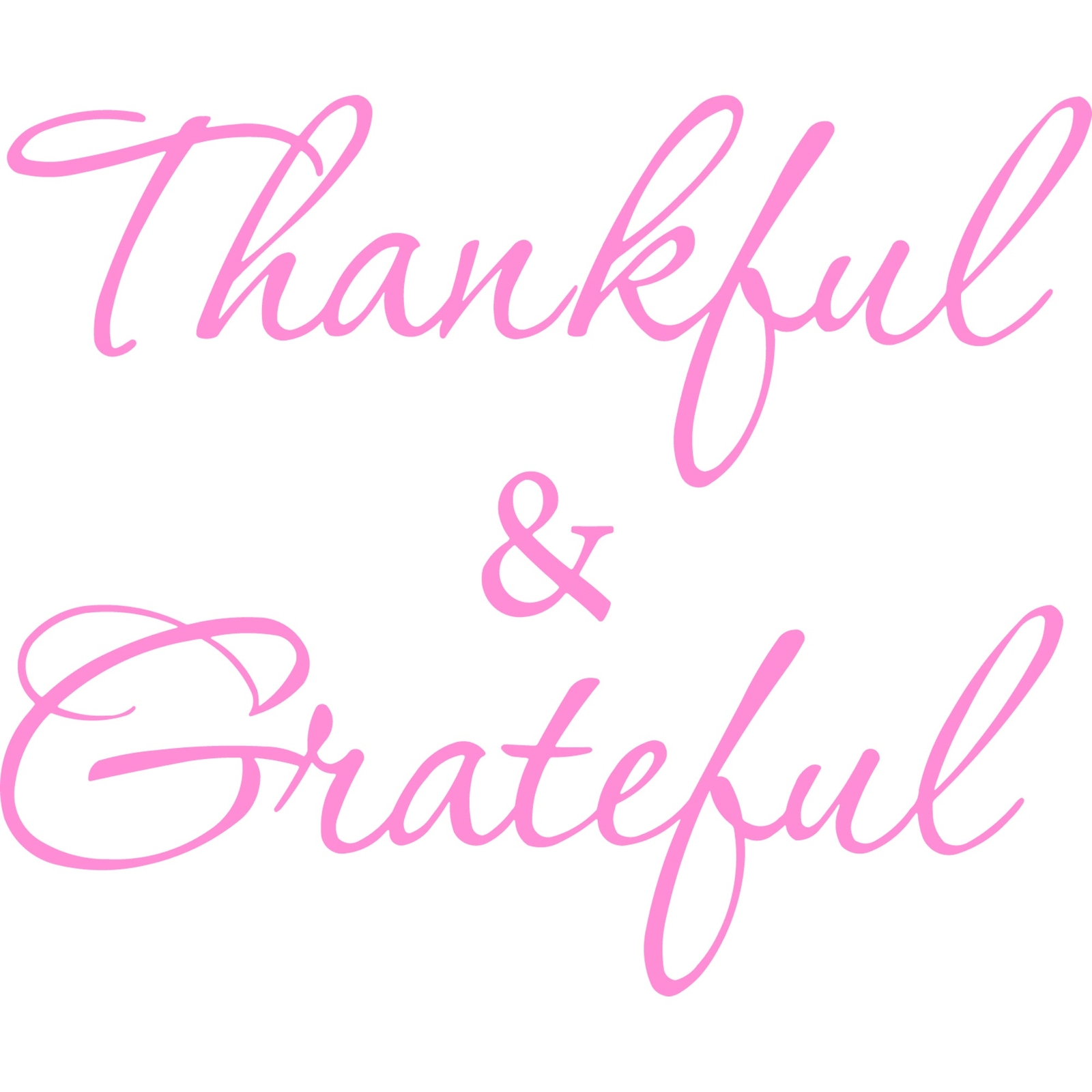 Thankful and Grateful Inspirational Vinyl Wall Decal VWAQ – Version 1