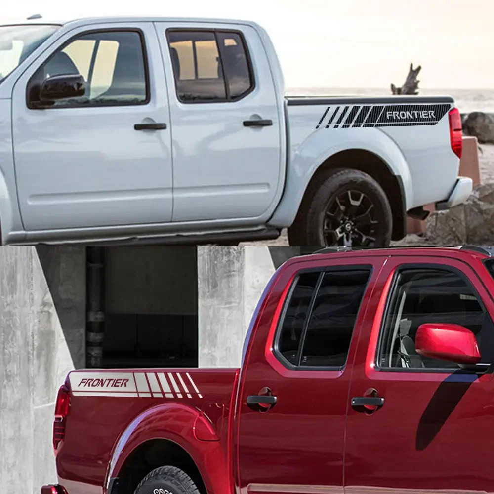 Rear Trunk Side Decal for Nissan Frontier NP300 | Vinyl Truck Graphic 2-Pack