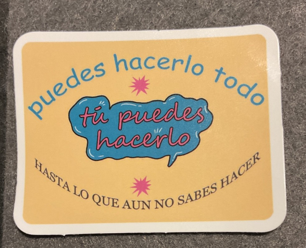 Spanish Motivational STICKERS waterproof For Phones, Skateboards, Helmets, Cars