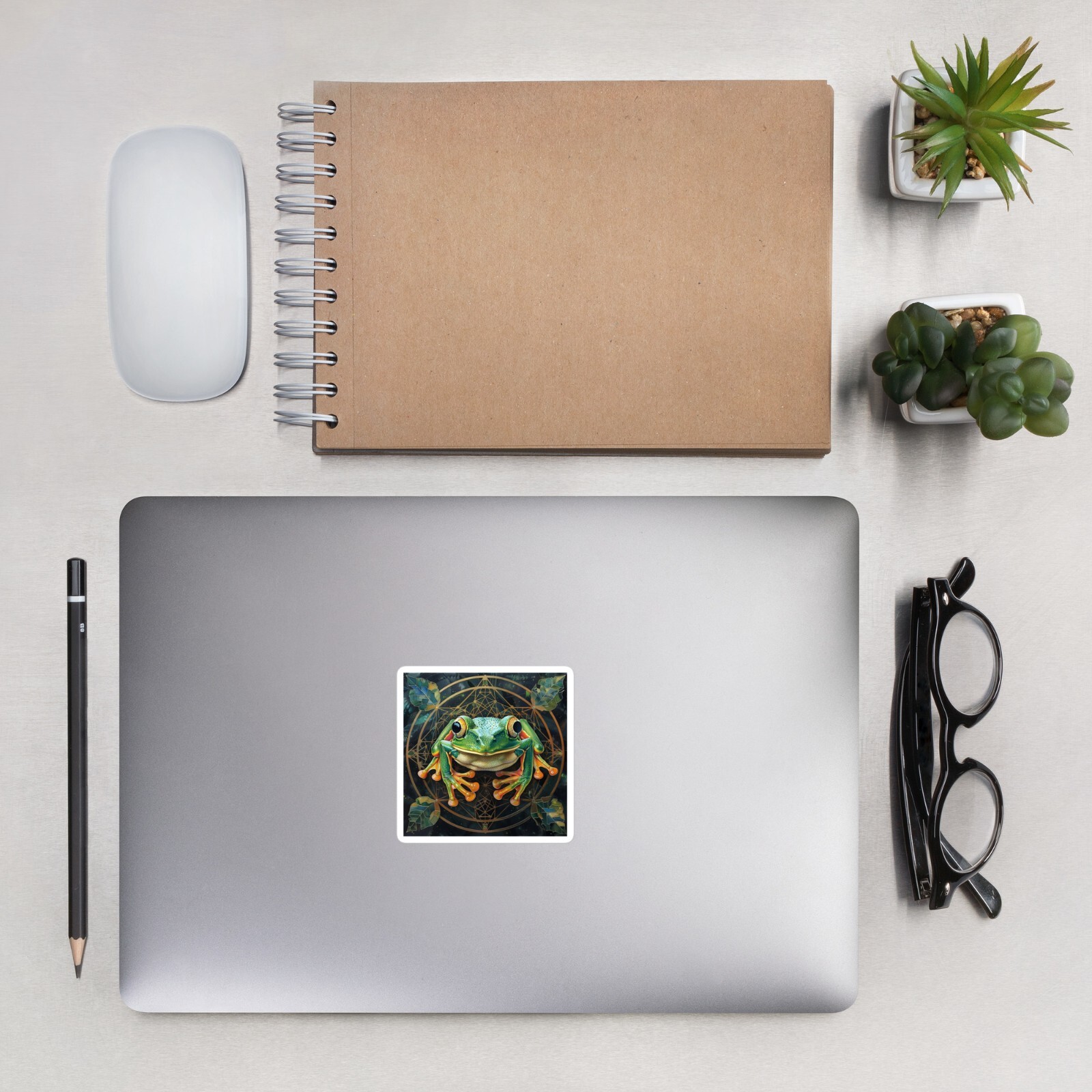World of Wilds – Frog Lookin' at You – slappin' sticker