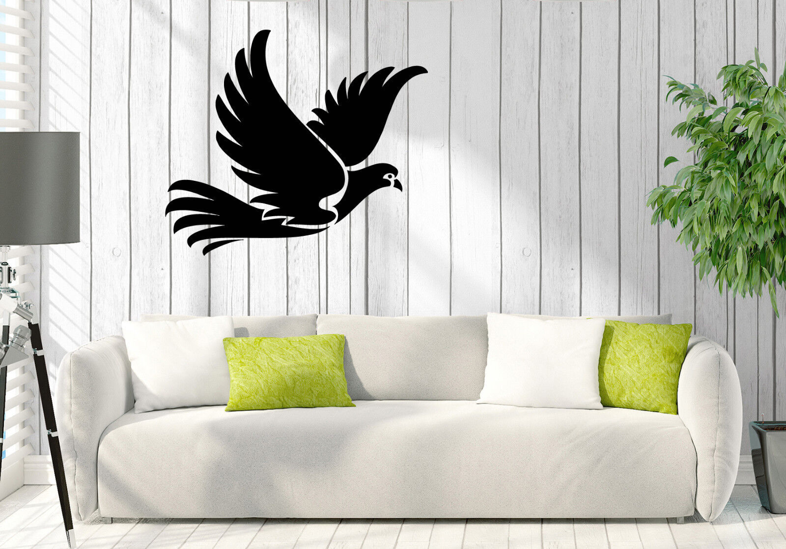 Vinyl Decal Wall Sticker Dove Pigeon Bird Home interior Decor (n758)