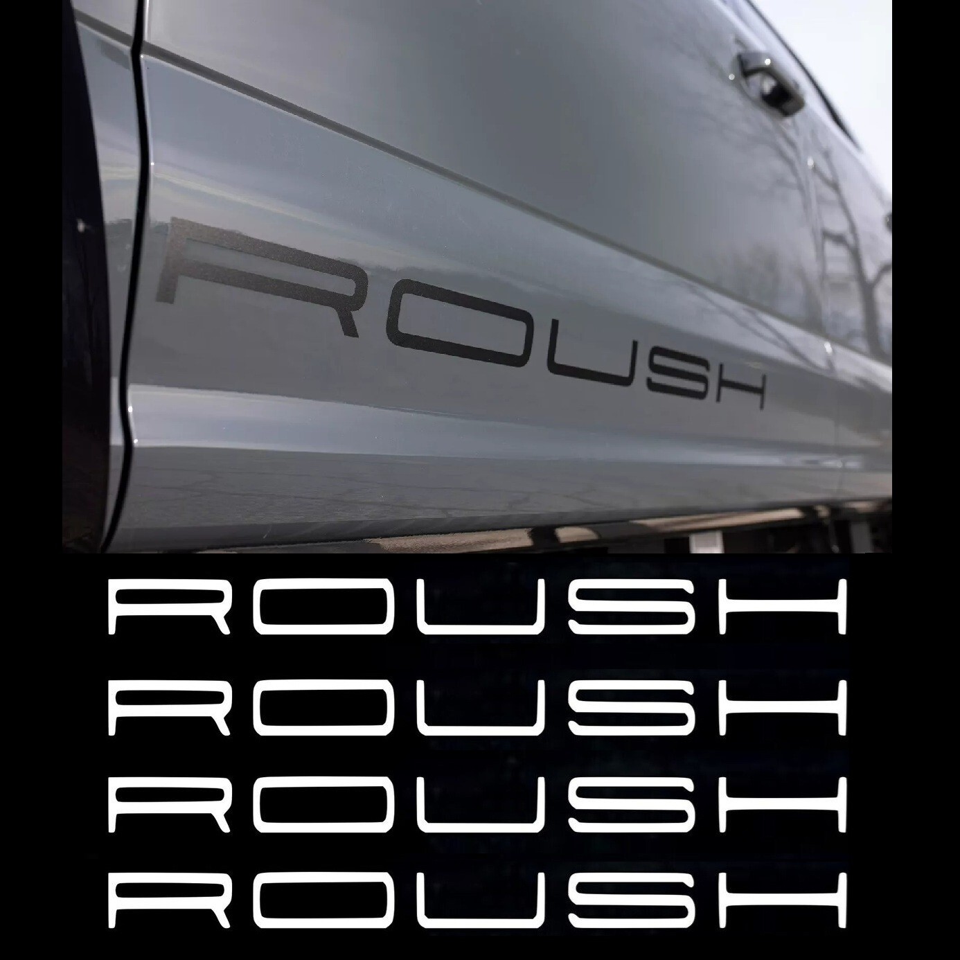 Roush Decal Alcon Mustang Die Cut Vinyl Sticker Graphics Logo Racing – Any Size