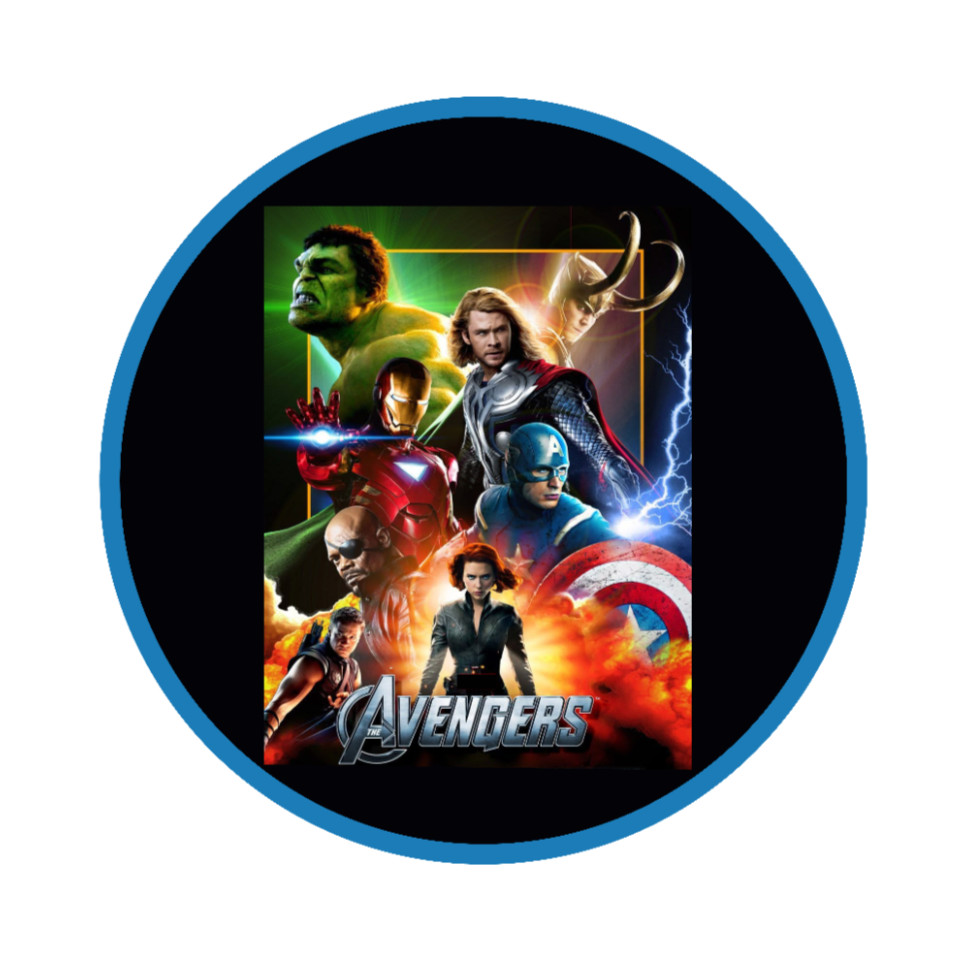 Avengers "Original"- 4" Handmade Vinyl Decal Vehicle Decor Cooler Laptop Tumbler