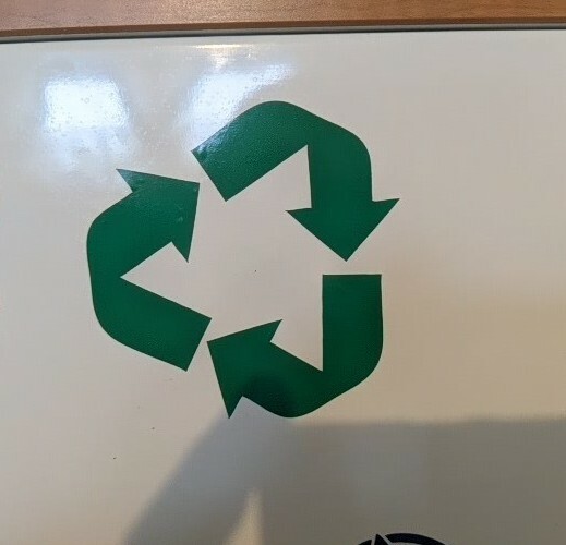 RECYCLE Trash Clean Decal Sticker Home Office School Recycling Renew and Reuse