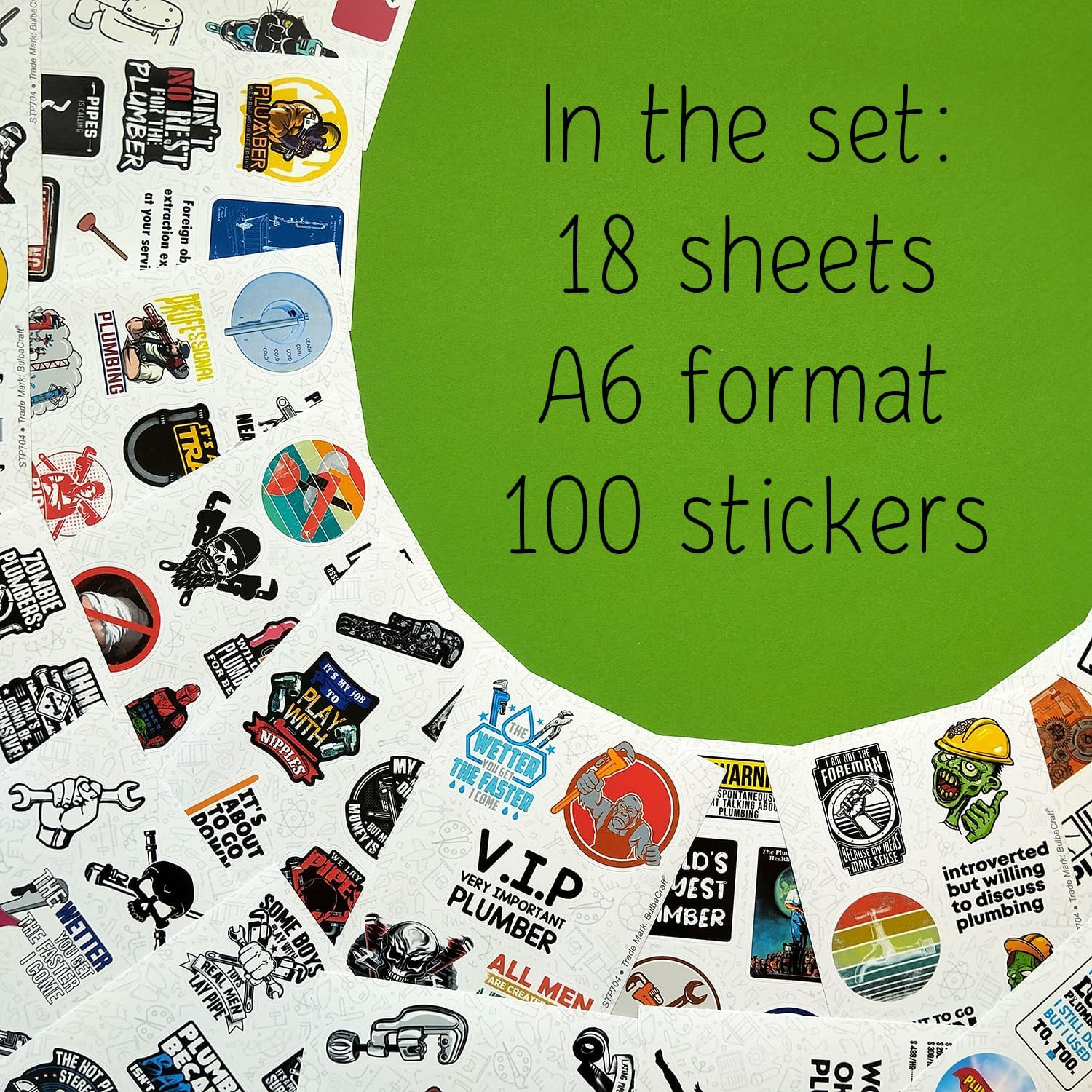 100Pcs Funny Plumbing Stickers for Hard Hat – Plumber Gifts Men Plumber…