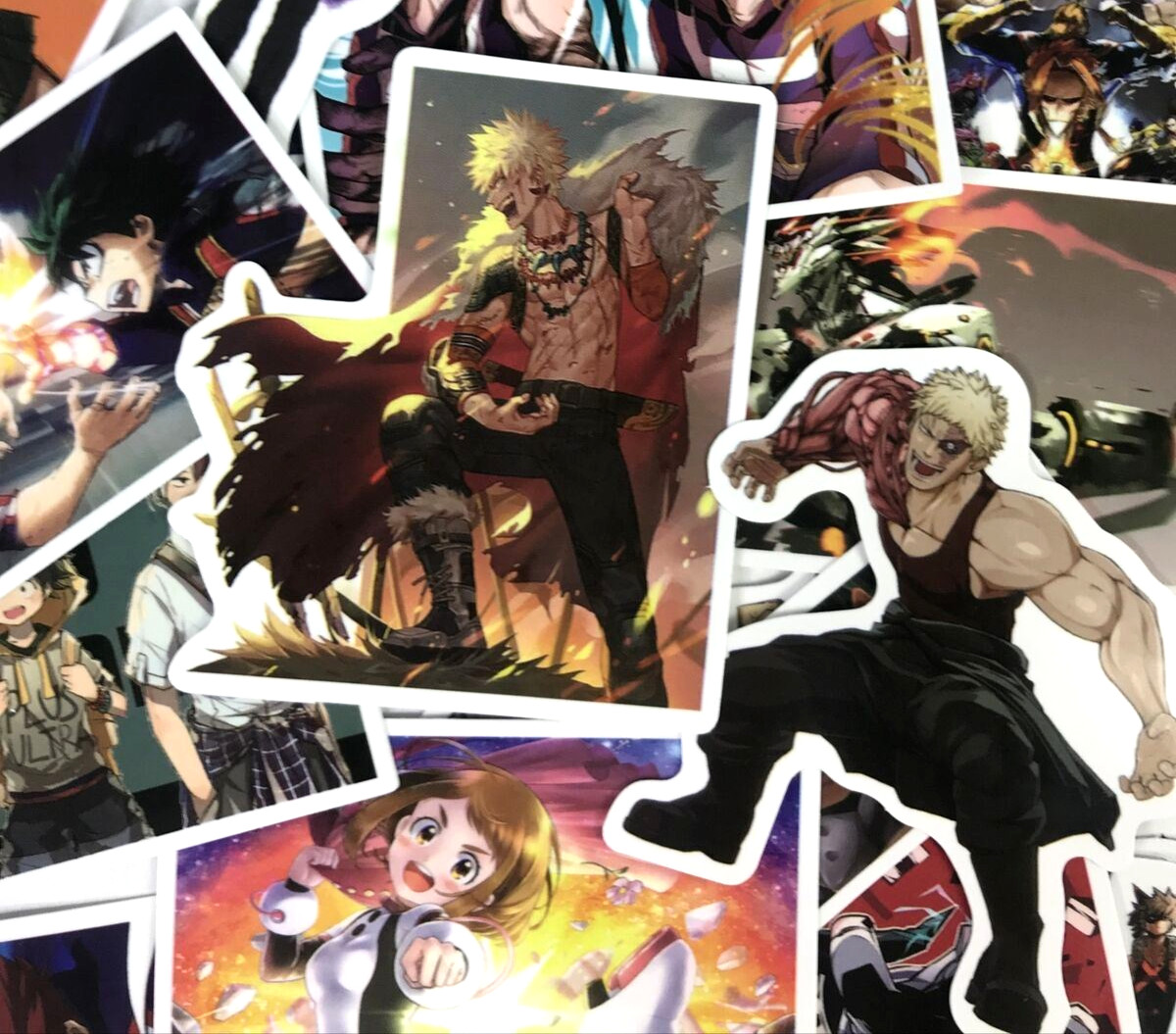 100pc Deku My Hero Academia Character Laptop PS4 PC XBOX Decal Stickers Pack