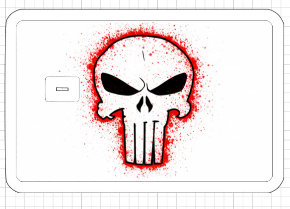 The Punisher ATM Debit Credit Card Skin Sticker Comic Book Comics Movies Patriot