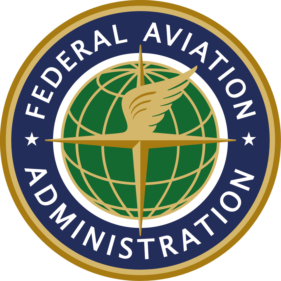 FAA sticker federal aviation administration weatherproof bumper vinyl decal