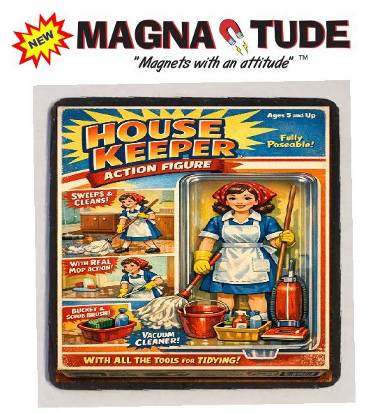 Action Figure House Keeper Refrigerator Magnet M265
