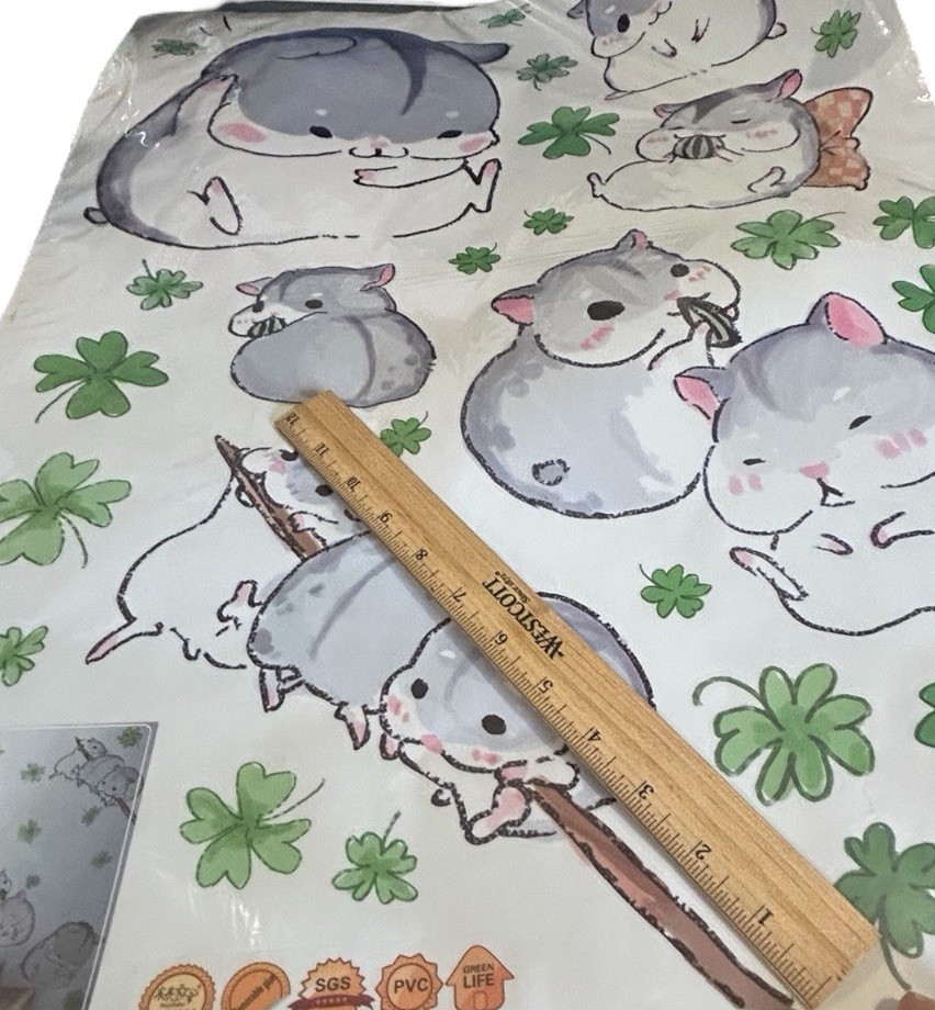 Carootu Hamster Removable Kids Room Decor Wall Sticker Decals PVC