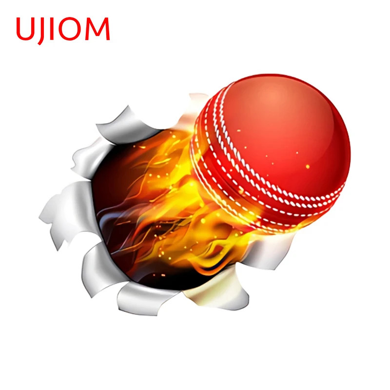 UJIOM 13cm Cricket Crack 3D Wall Stickers Waterproof Vinyl Decals Bedroom