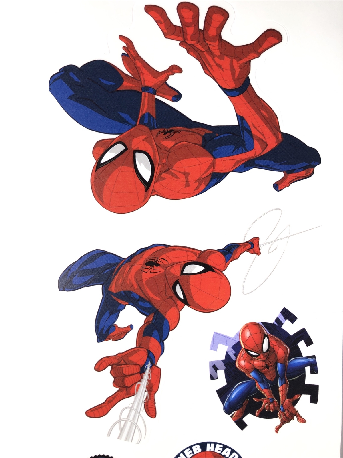 Spider-Man Wall Decals Removable & Repositionable Marvel Made in USA
