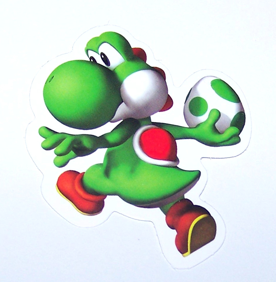 Super Mario Bros Cut Sticker Decal Movie Nintendo Video Game – Yoshi