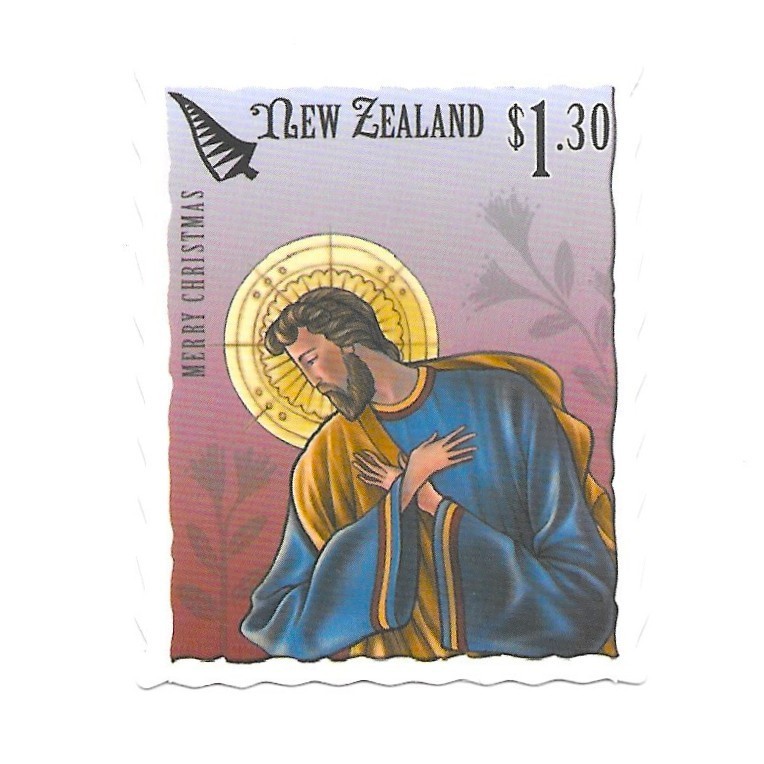 New Zealand Christmas Stamp Sticker Religious Die Cut Vinyl Scrapbooking Gift