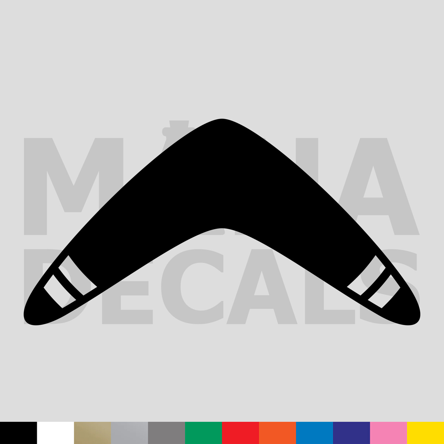 Boomerang Vinyl Die Cut Decal Sticker – Australia Aussie