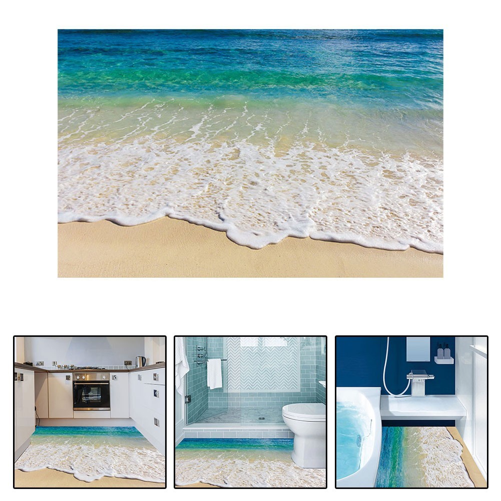 High Quality None Floor Stickers Sticker Sea Stickers 1set 35.43*22.83" 3D