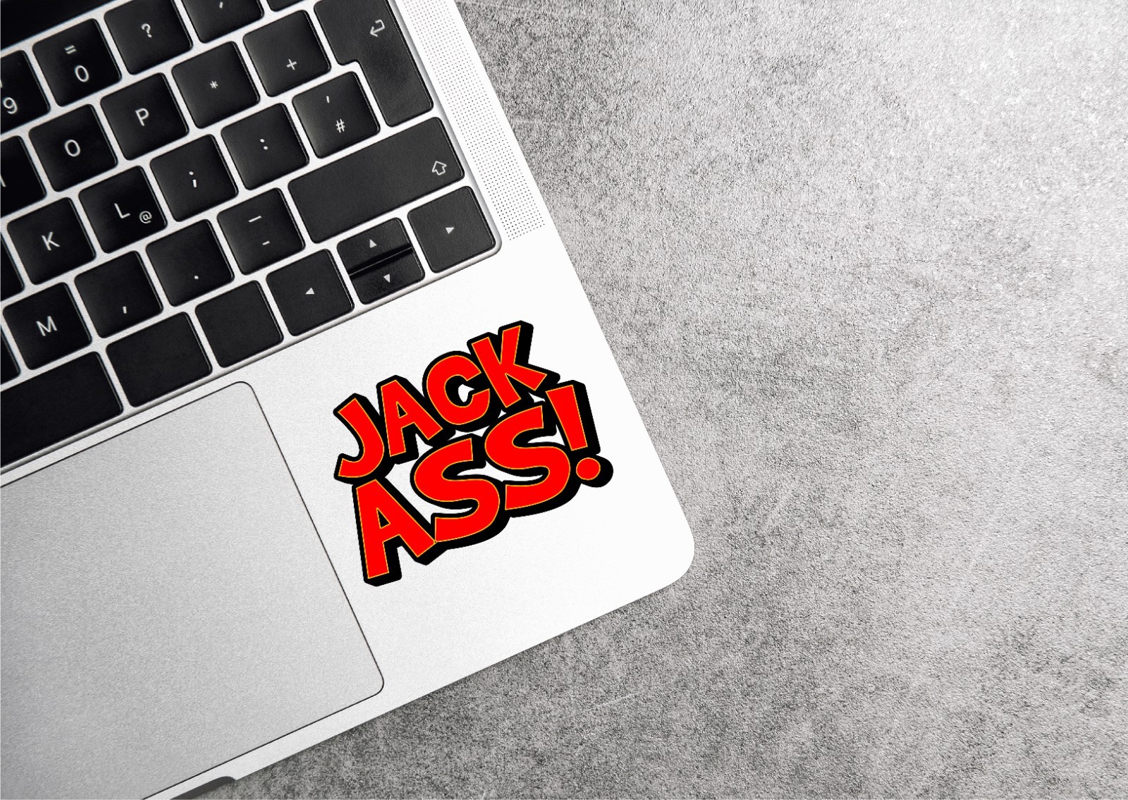 Jack Ass Decal Sticker Printed Die Cut Jackass Funny Insult Name Donkey Adulting