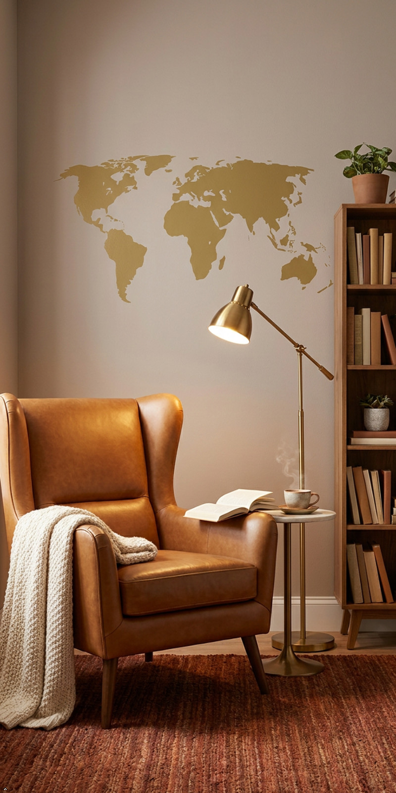 World Map Travel Office Bedroom Living Wall Sticker Graphic Vinyl Home Kid décor