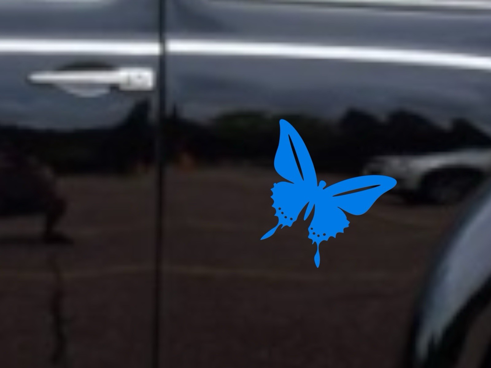 Butterfly design #2 Decal for car Windows Laptops most Smooth Surfaces