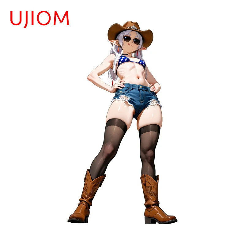 UJIOM Western Cowgirl Frieren Bikini Wall Sticker Delicate Fashionable Popular