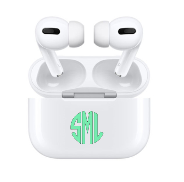 **SALE** AirPods Monogram or Name for case – great gift idea, students, college