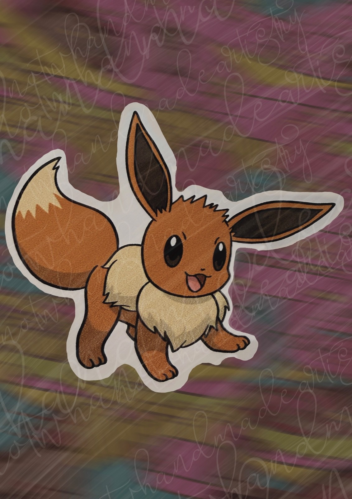 Pokemon Eevee Evolutions Weatherproof Stickers