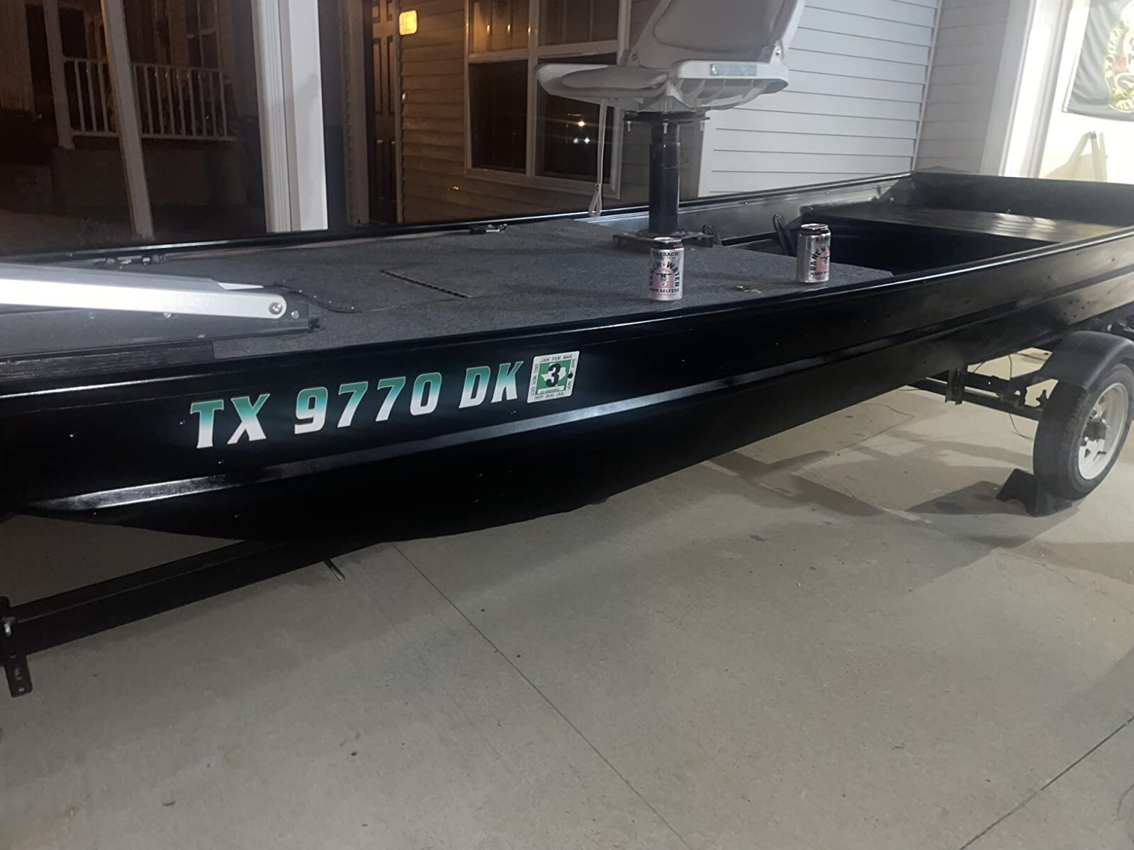 Boat Registration Numbers & Letters 2 Pack 3" x 15" Boat & Jetski Stickers X2GR