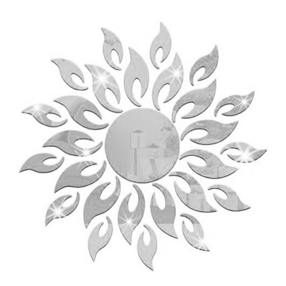 Mirror Easy To Apply And Remove Multiple S Mural Decal Visual Interest