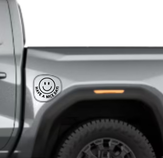 Have A Nice Day Smiley Face Vinyl Decal Bumper Sticker Car Window Mirror Laptop
