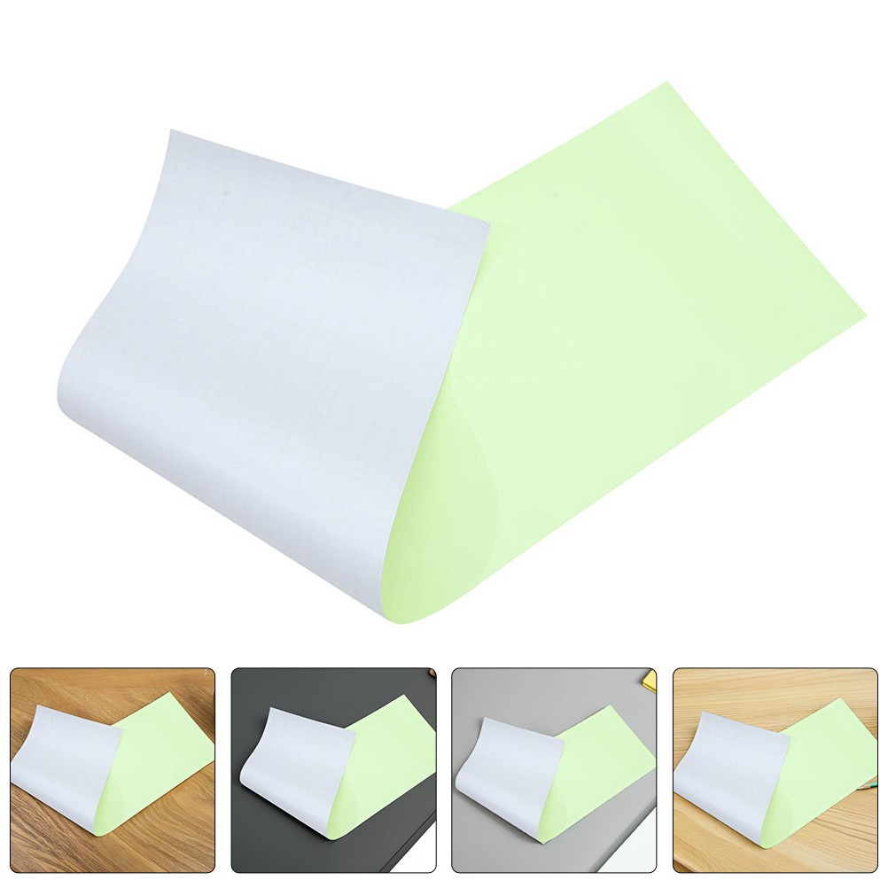 2 Pcs Glow In Dark Photoluminescent Sheet Film For Diy Crafts And Signs