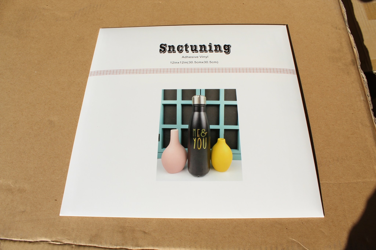 SNC Tuning Adhesive Matte Solid 12"x12" 10pk Mixed Color Vinyl Sticker Sheet