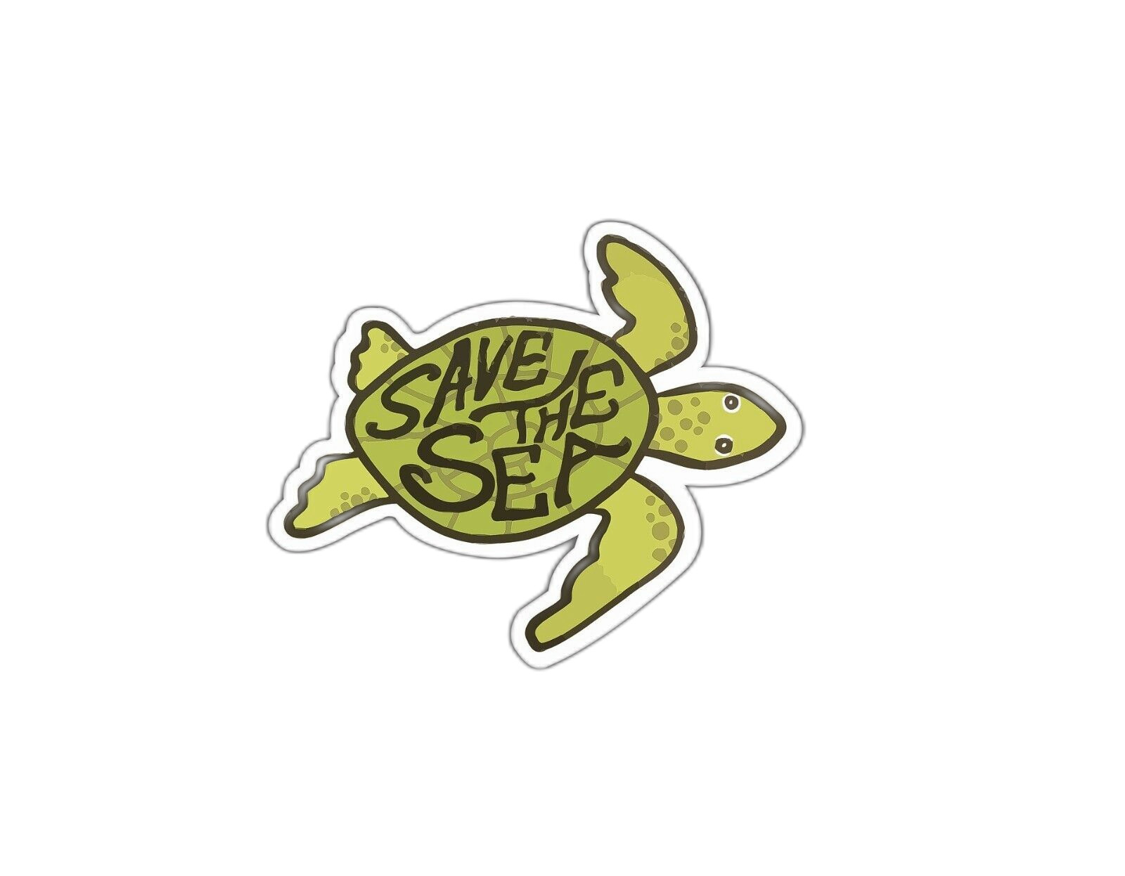 Save The Sea Turtle Sticker Decal