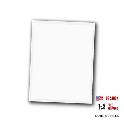 Window Stickers for Car Dealers -Plain Blank White – Exterior, 'Outdoor' |