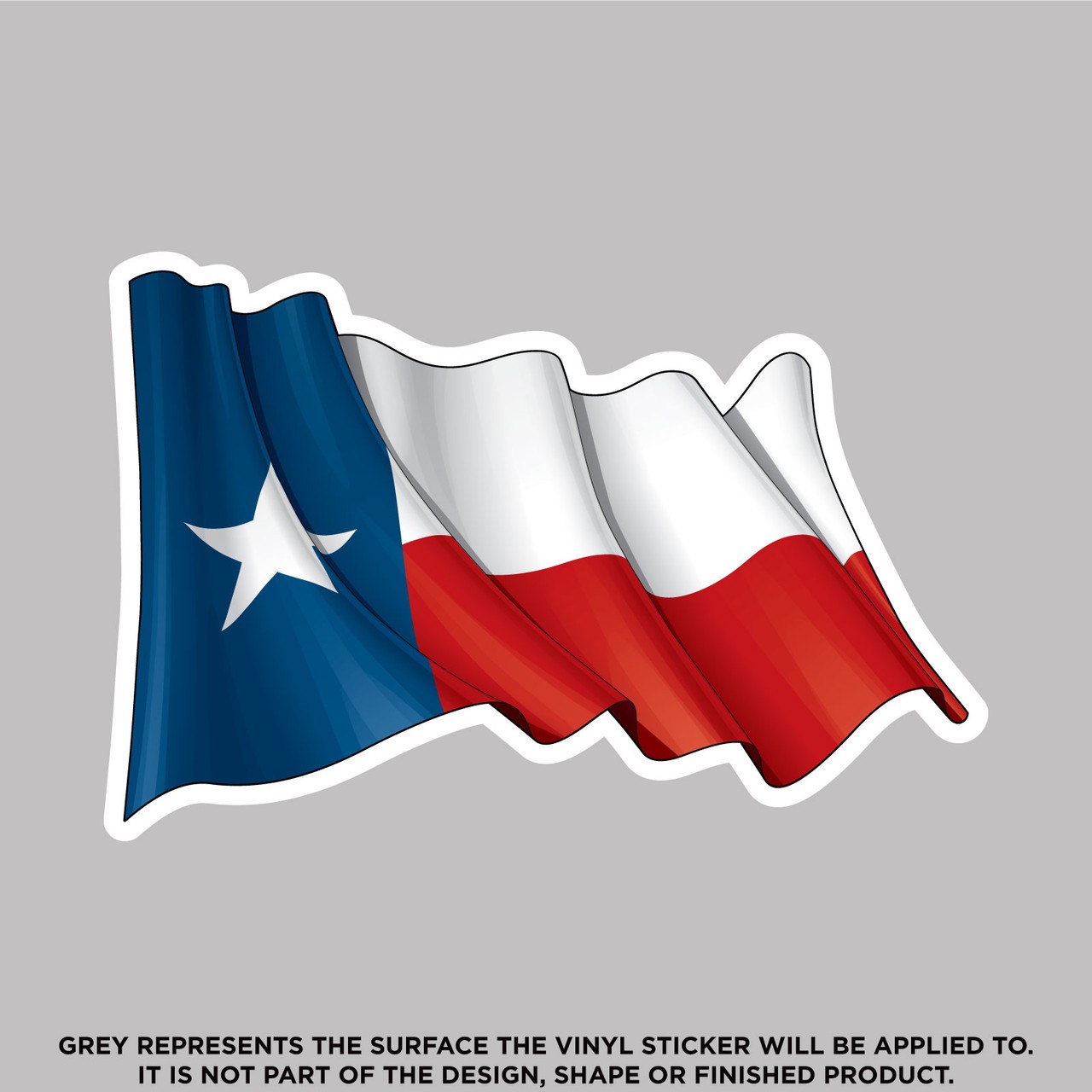 Waving Texas Flag