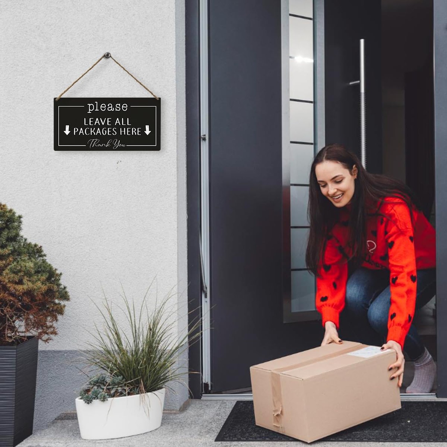 Mtrgdn Please Leave Packages Here Sign,Delivery Signs for Packages,Package De…