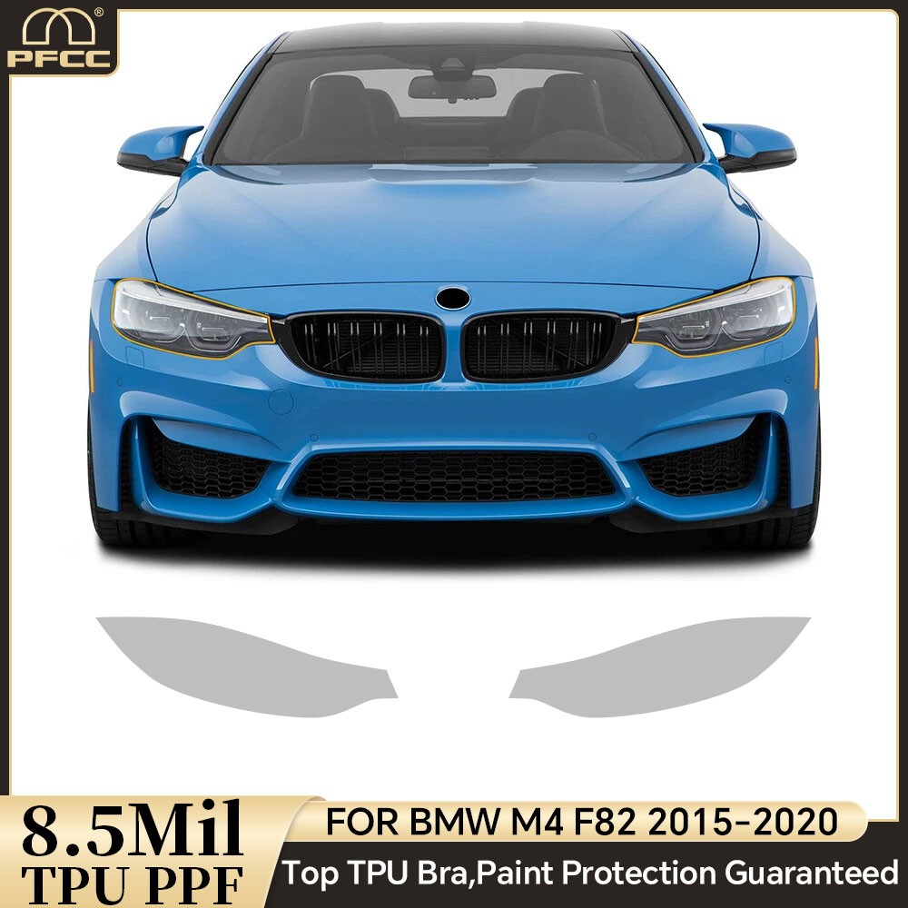 For BMW M4 F82 2015-2020 Full Car Precut Paint Protection Film Gloss Clear PPF