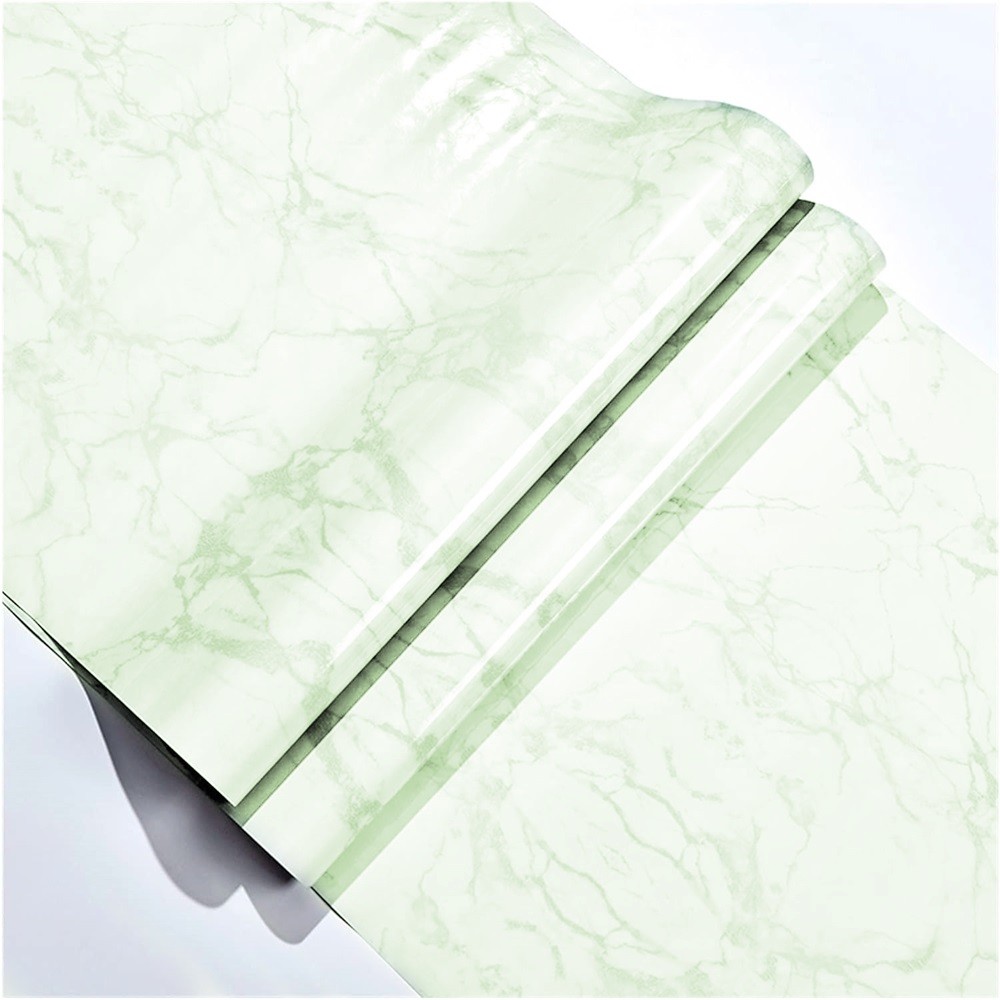 Green Marble Contact Paper Self Adhesive Peel Stick Wallpaper Kitchen Countertop