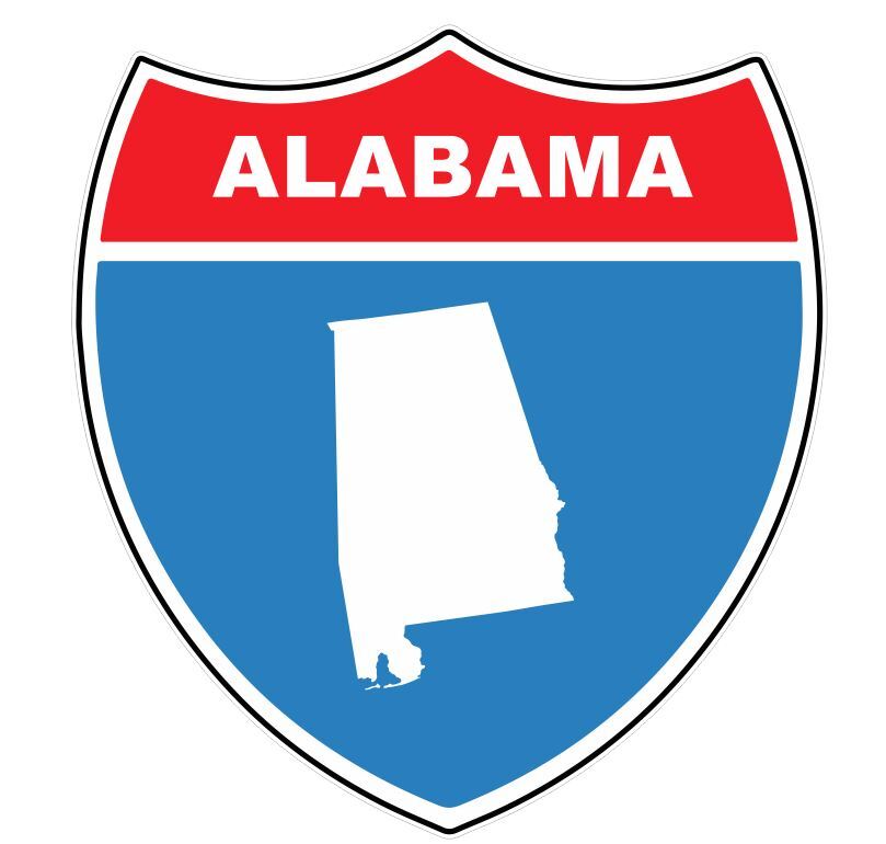 Alabama Sticker Decal A503
