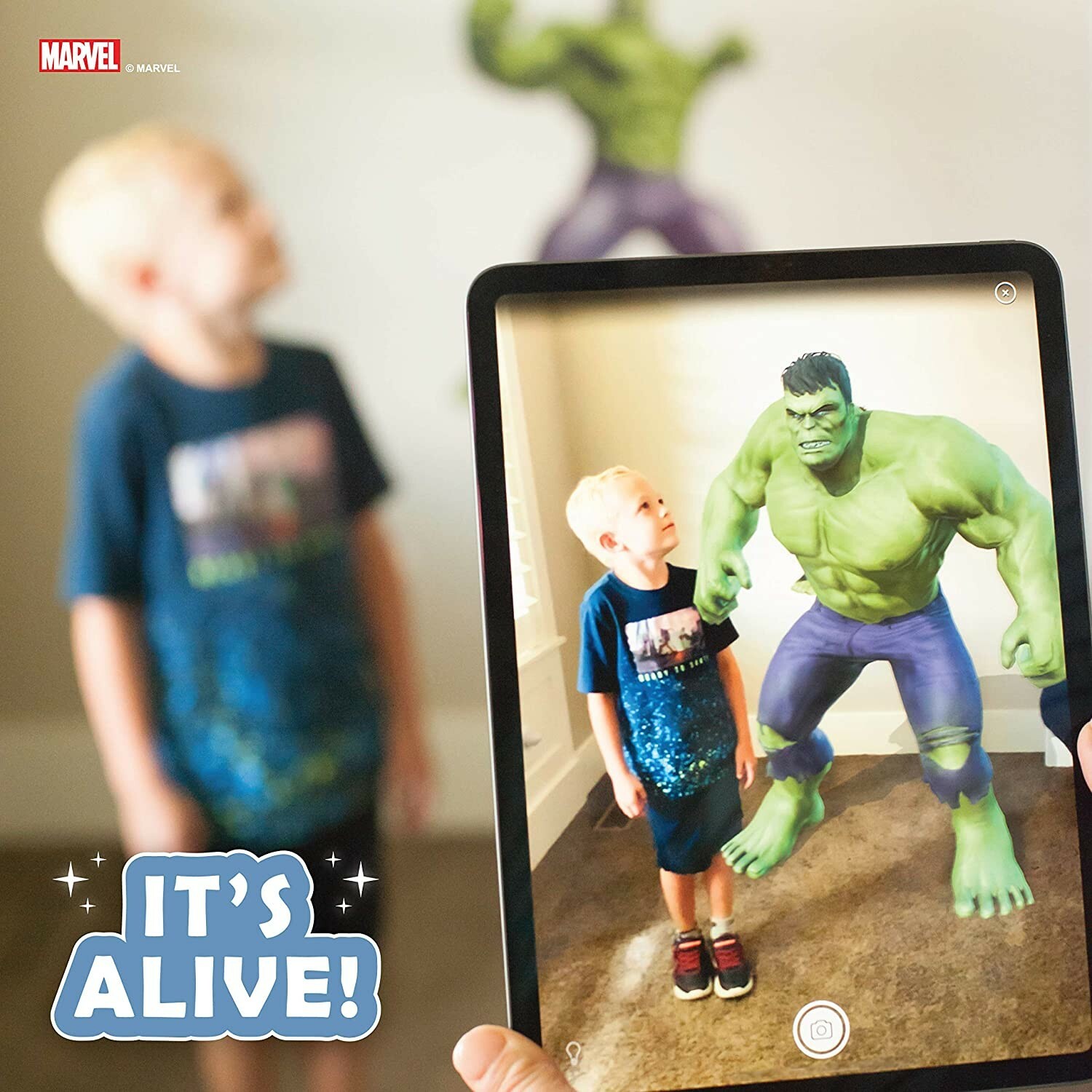 Marvel Incredible Hulk Wall Decal – with 3D Augmented Reality Interaction