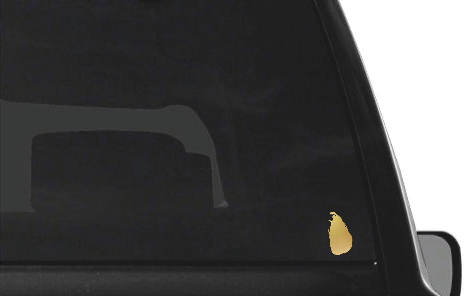 Sri Lanka country outline Vinyl Decal Car Window Laptop Sticker