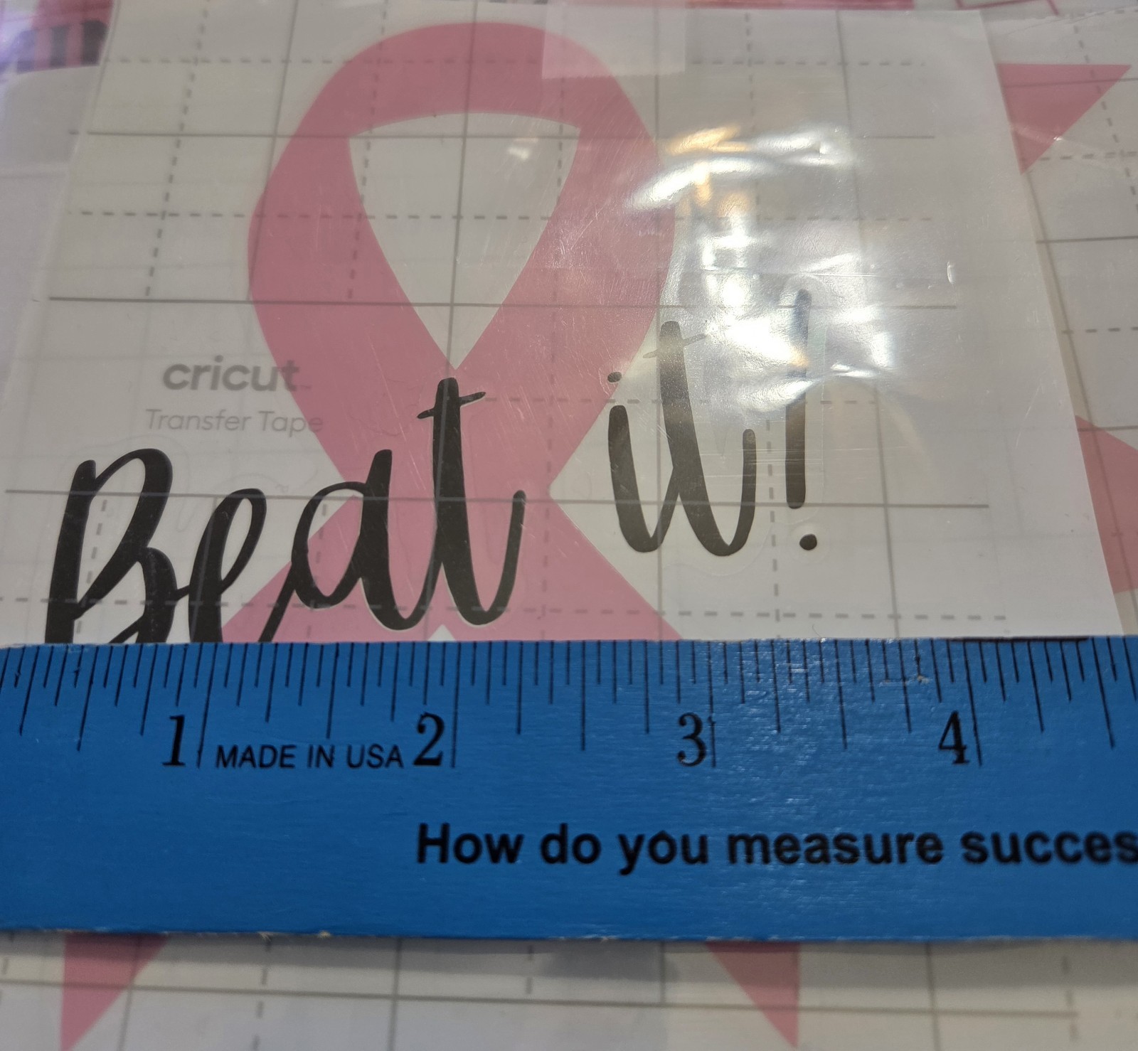 Various Breast Cancer Vehicle Glass or Mirror Decals/Handmade By UpNort'Sisters