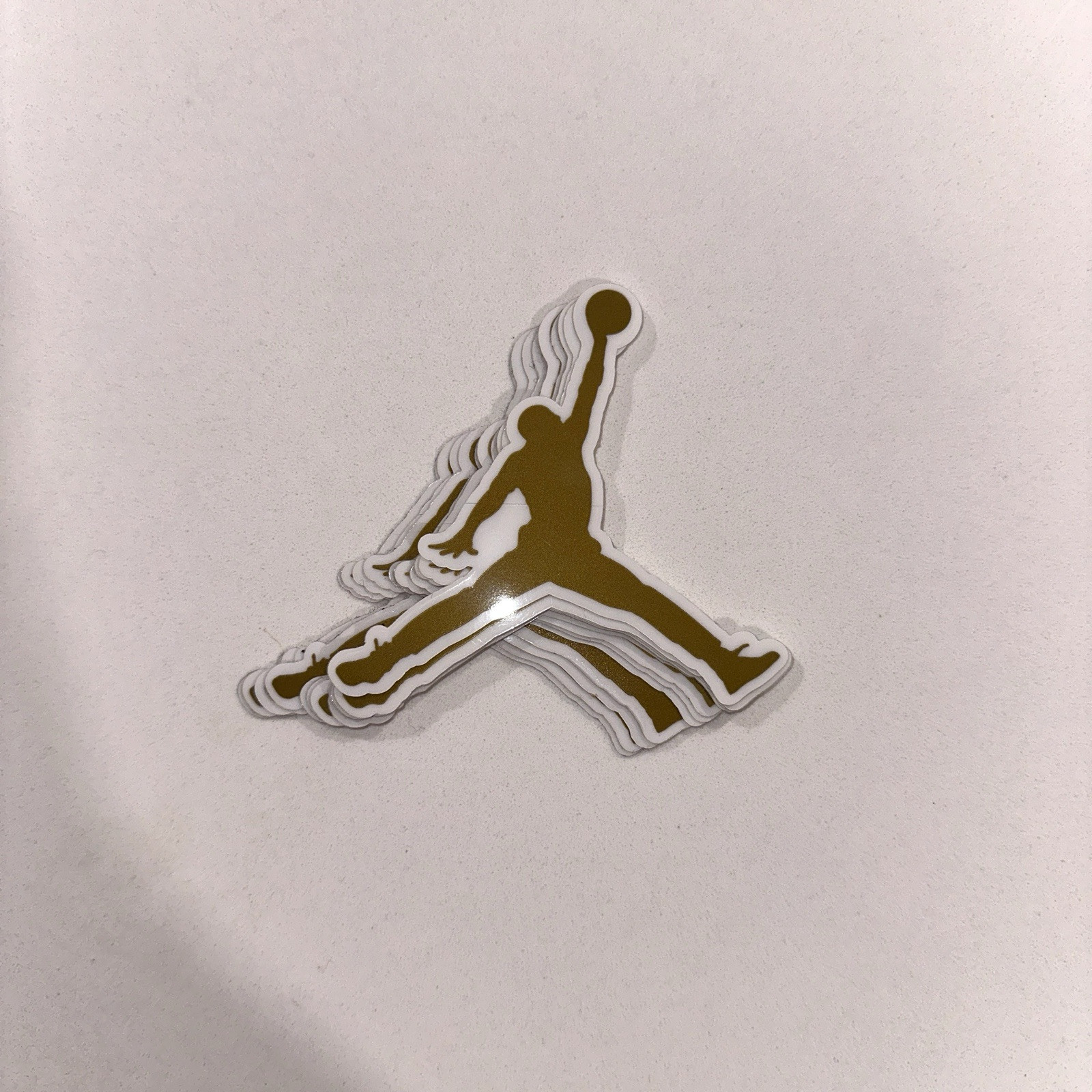 Air Jordan Gold Jumpman Sticker – 15 Qty Bundle