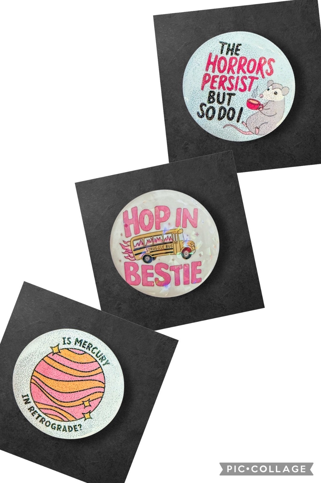 Custom Badge Reel Topper Interchangeable & Hand Pressed After You Send Photo