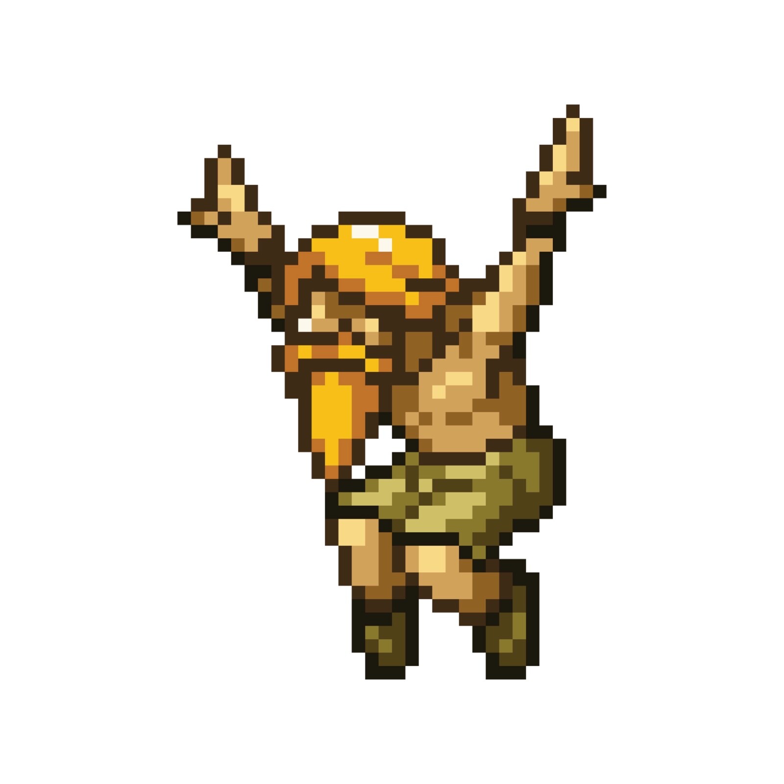 2.5" Metal Slug Prisoner Pixel Art Sprite Glossy Waterproof Vinyl Sticker