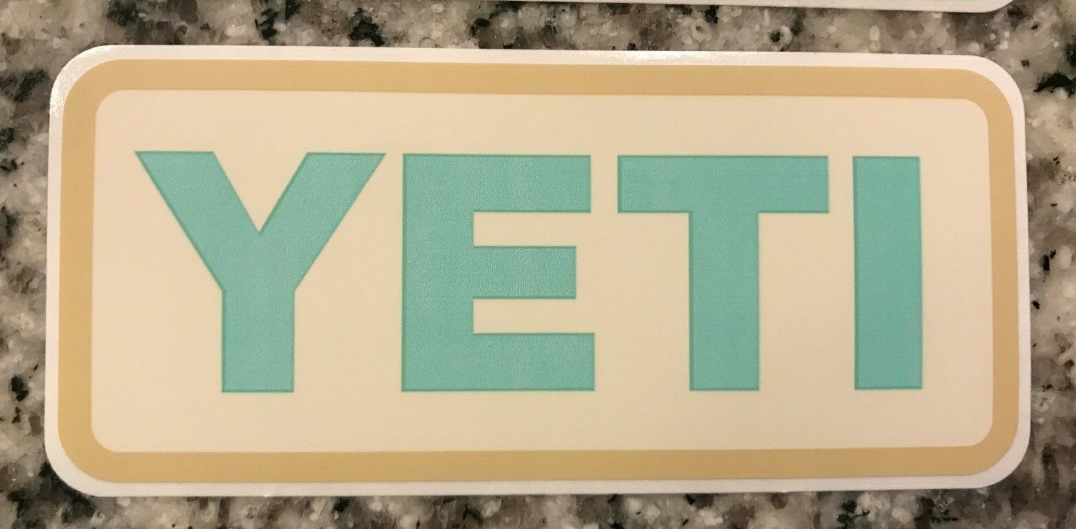 Authentic YETI Decals / Stickers – Your Choice of Color