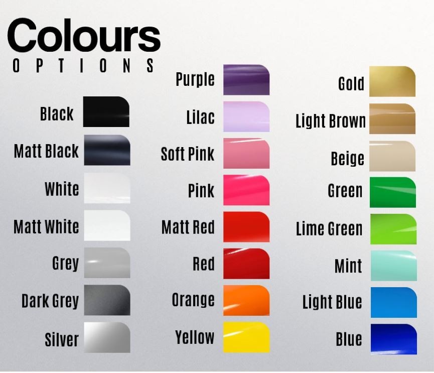 Personalised Name Vinyl Sticker – Custom Text Wall / Car Decal – Any Font – Free