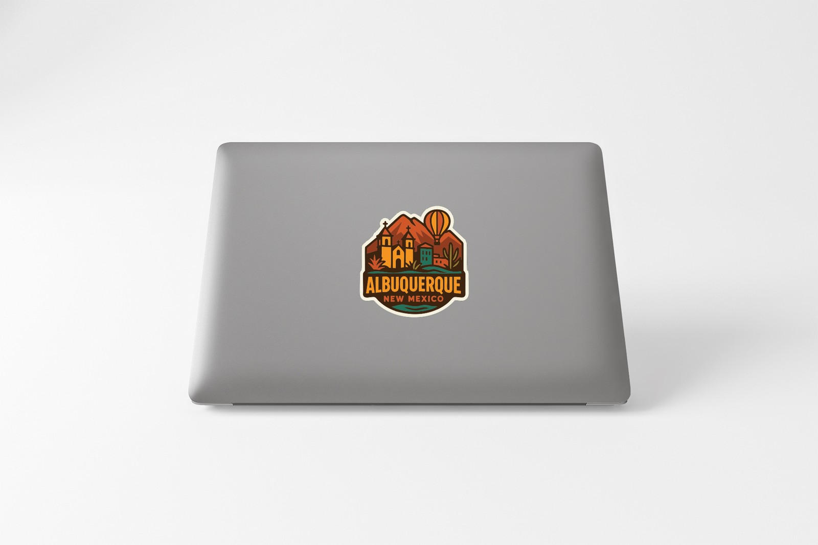 Albuquerque New Mexico Sticker Decal Vinyl Die-Cut City Skyline Landmark Design