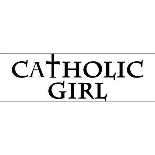 Catholic Girl Sticker religion bdsm