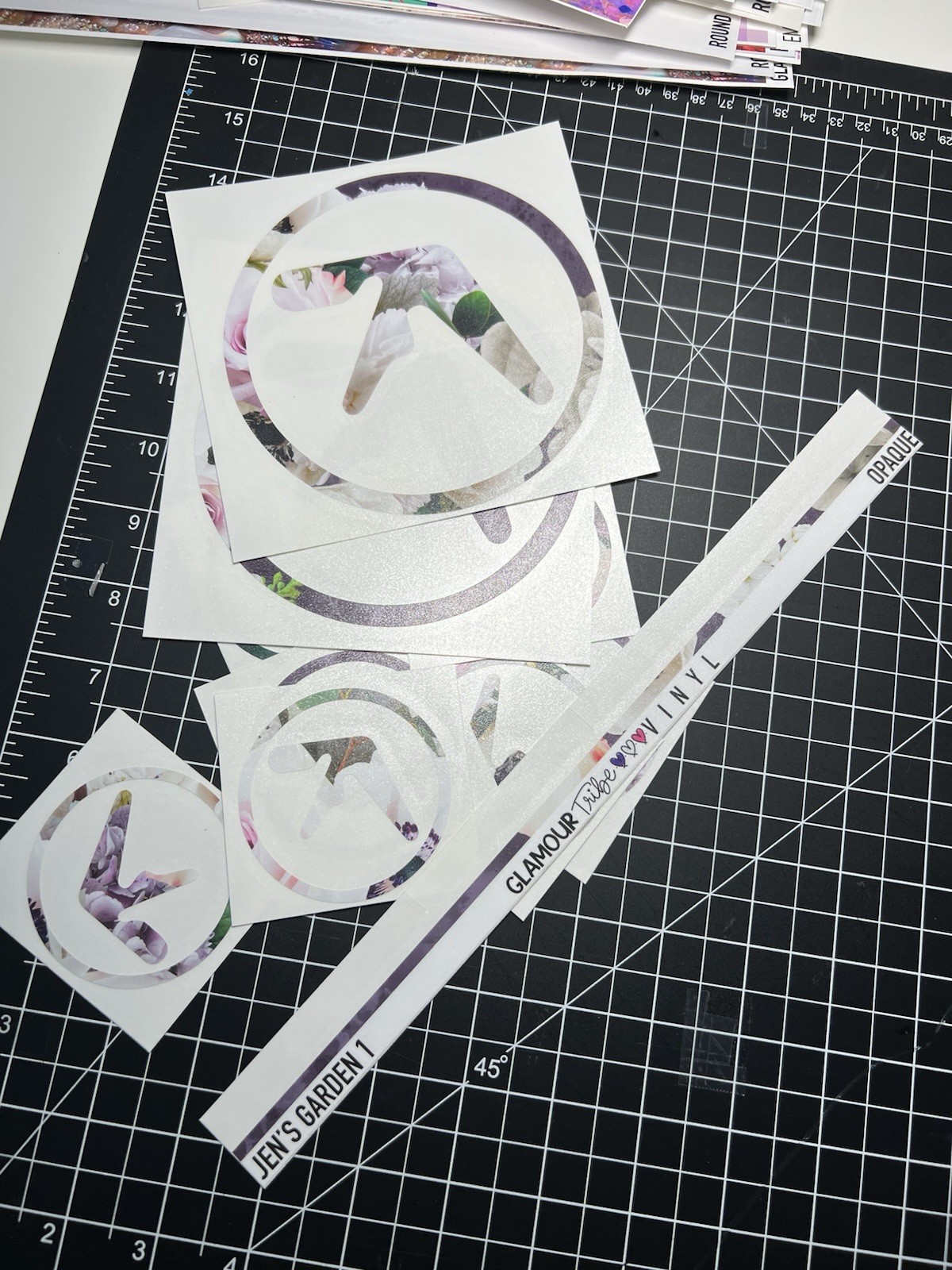 AFX Vinyl Decal Sheet Jens Garden1 – 2x5in + 8×2.5in Aphex Twin Stickers