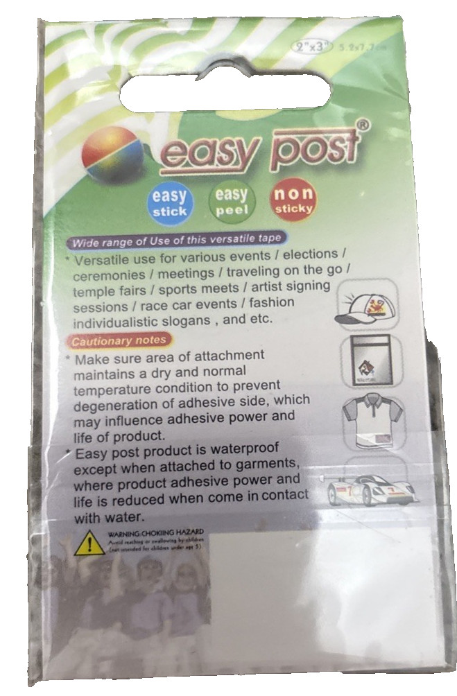 EASY POST TWO INCHES by THREE INCHES SWEDEN STICKER ! FAST SHIPPING !